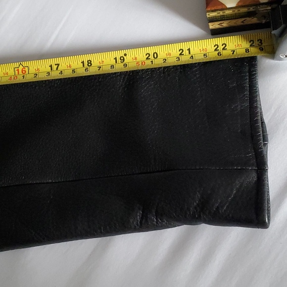 Wilsons Leather - Black Leather jacket. Size: Small. - Picture 10 of 11